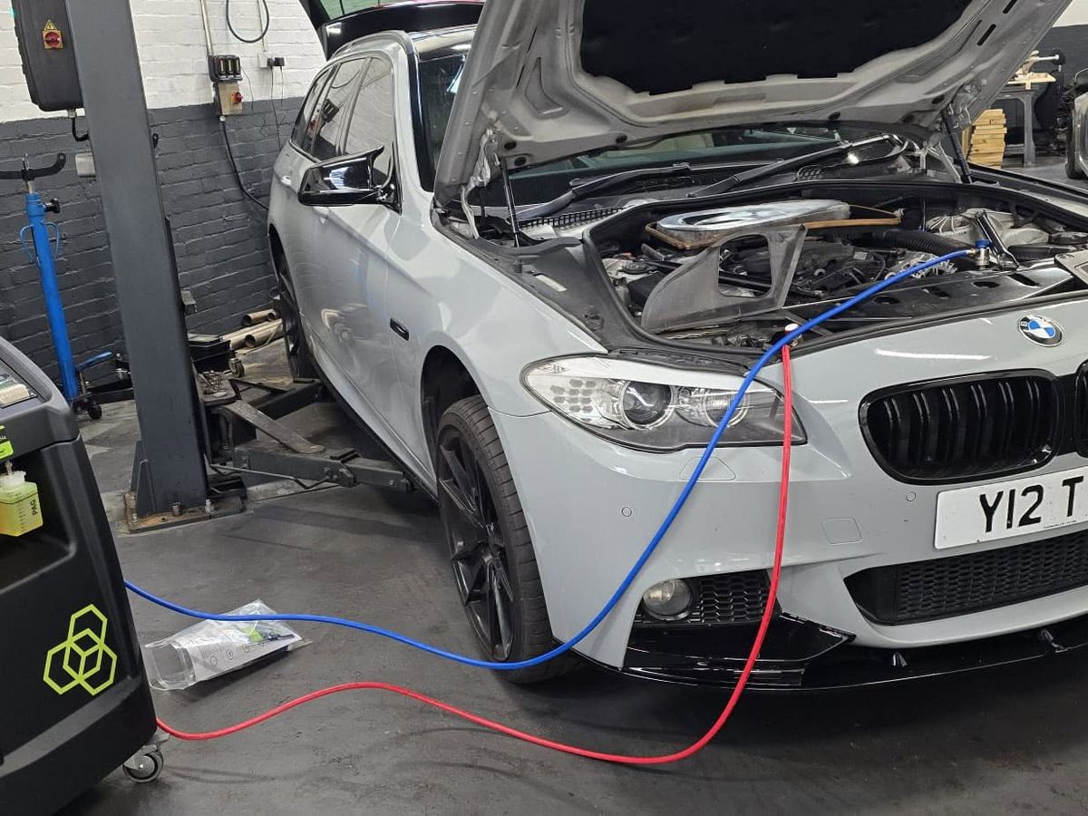 BMW plugged in for diagnostics