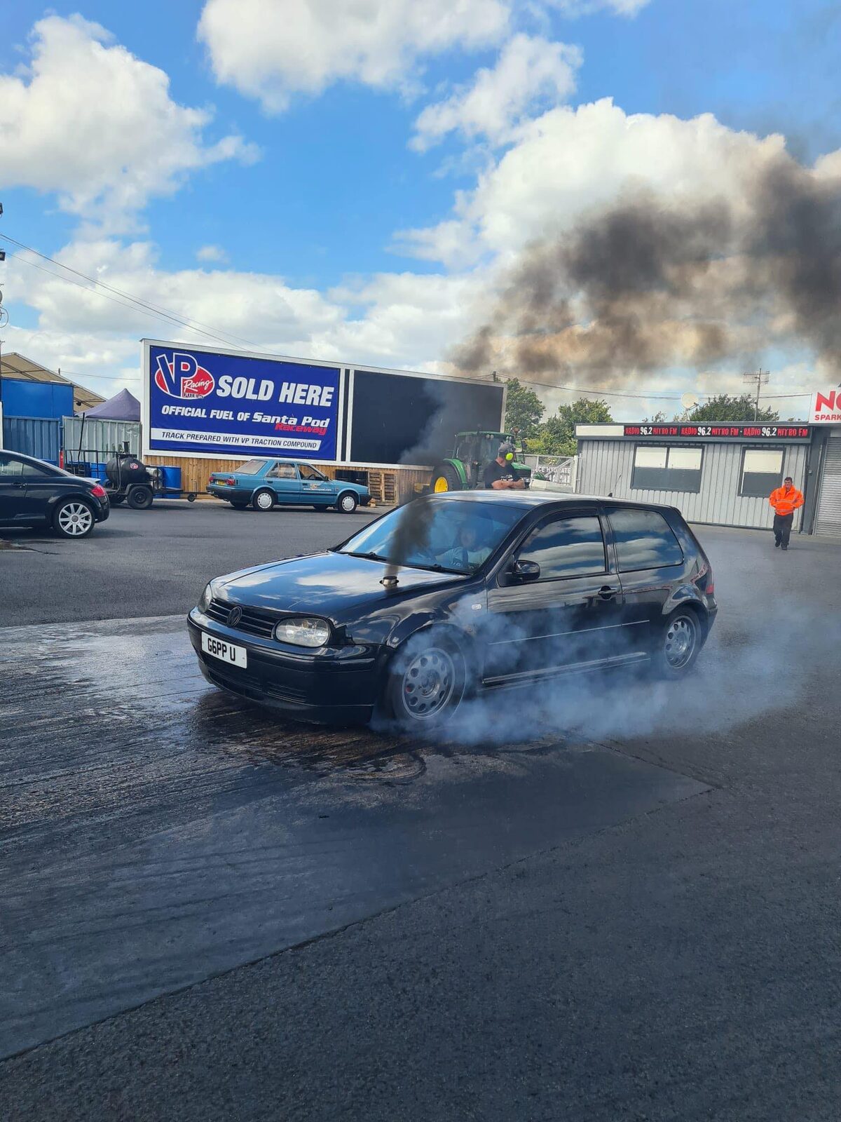 Burnout at Santa Pod